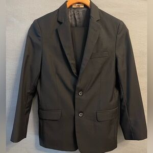 Boys Suit Set-Black, Size 12